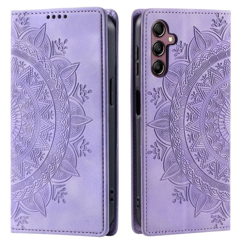 Folio-fodral Samsung Galaxy S25 Plus 5g Mandala-mocka-effekt