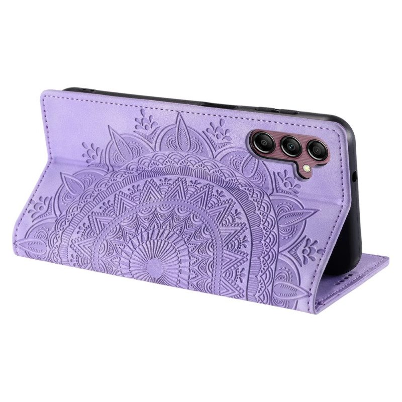 Folio-fodral Samsung Galaxy S25 Plus 5g Mandala-mocka-effekt