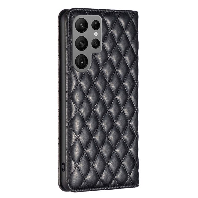 Folio-fodral Samsung Galaxy S25 Ultra 5g Quiltad Binfen Color