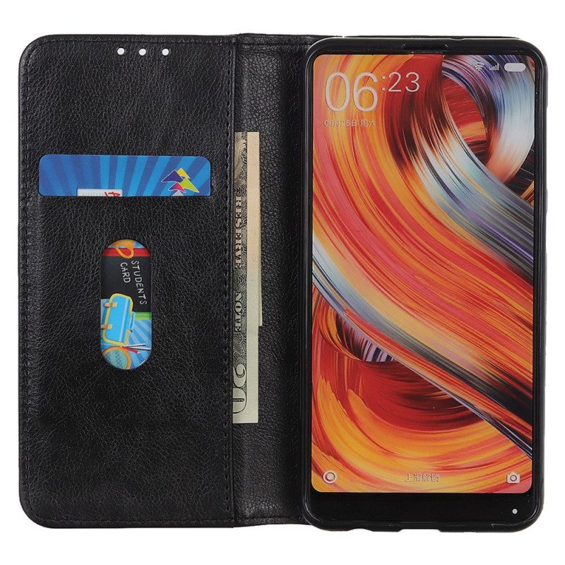 Folio-fodral Samsung Galaxy S25 Ultra 5g Spaltläder I Litchi