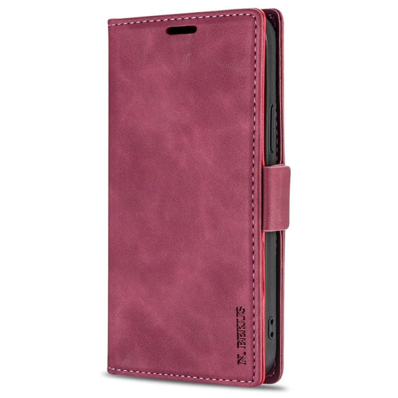Folio-fodral Samsung Galaxy S25 Ultra 5g Telefonfodral Polyuretanläder