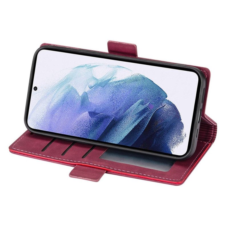 Folio-fodral Samsung Galaxy S25 Ultra 5g Telefonfodral Polyuretanläder