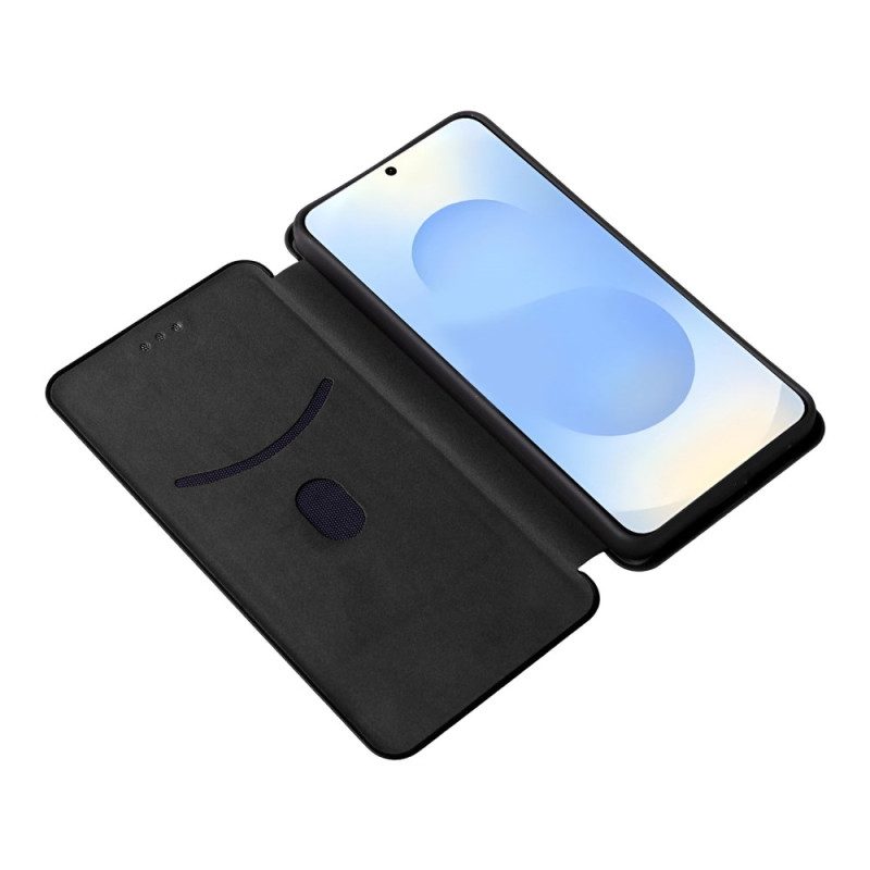 Folio-fodral Samsung Galaxy S26 Fibertexturerad Kolfiber