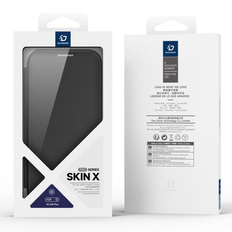 Folio-fodral Samsung Galaxy S26 Plus Magnetisk Hud X Pro Dux Ducis
