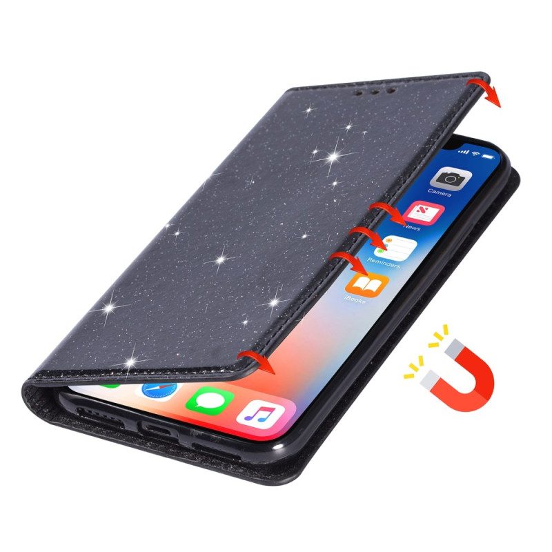 Folio-fodral Samsung Galaxy S26 Telefonfodral Paljetter