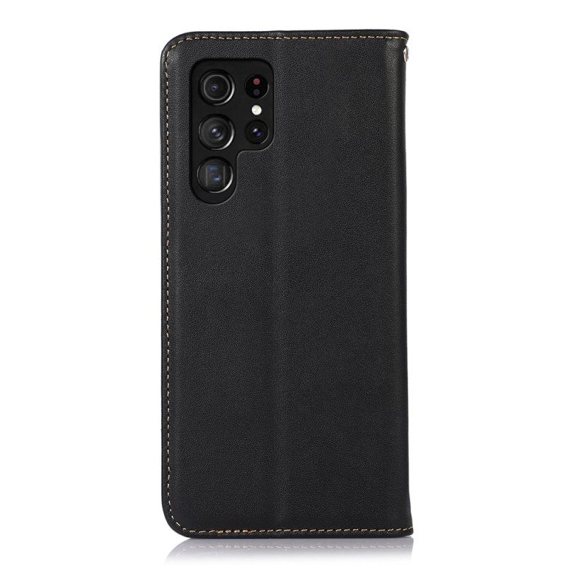 Folio-fodral Samsung Galaxy S26 Ultra Telefonfodral Khazneh-läder