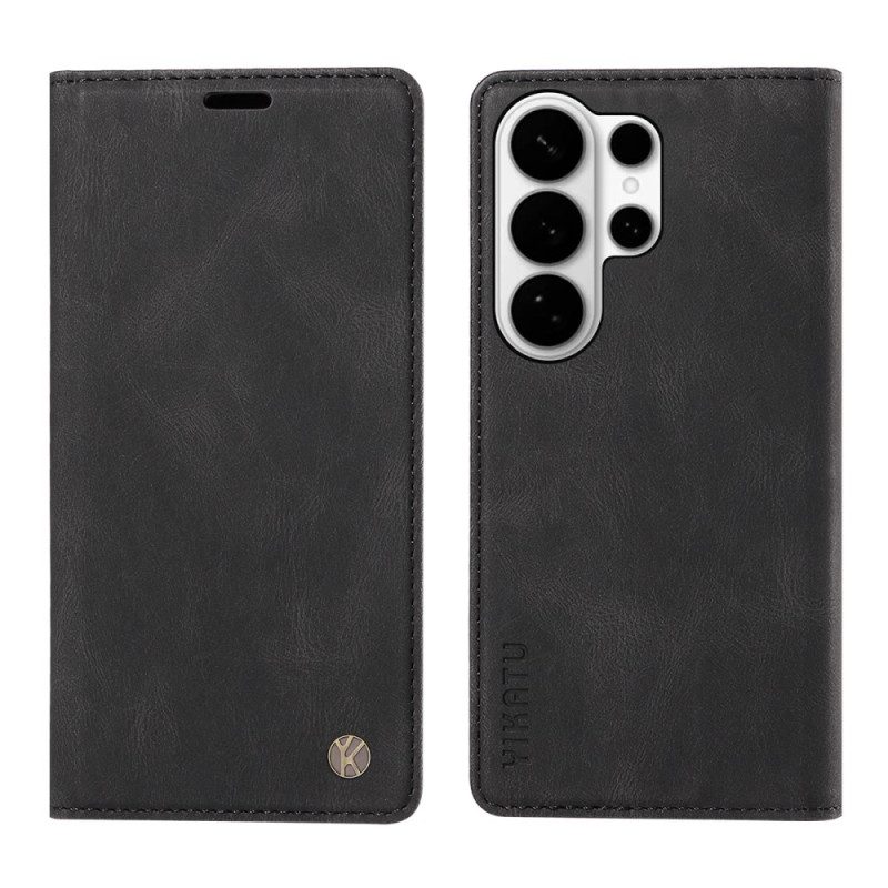 Folio-fodral Samsung Galaxy S26 Ultra Yikatu Mockaeffekt