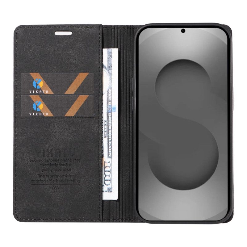 Folio-fodral Samsung Galaxy S26 Ultra Yikatu Mockaeffekt