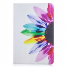 Folio-fodral Samsung Galaxy Tab S8 / Tab S7 Akvarell Blomma
