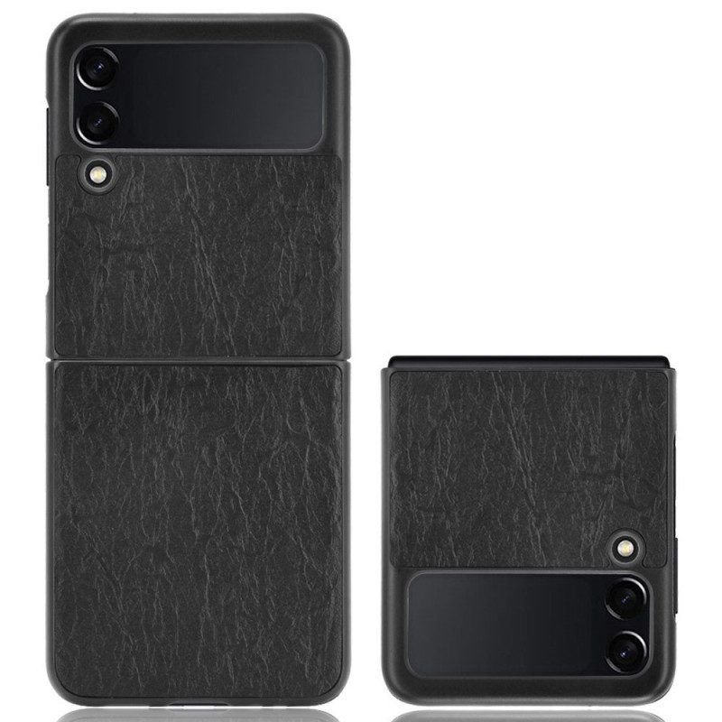 Folio-fodral Skal För Samsung Galaxy Z Flip 3 5G Läderfodral Designlädereffekt