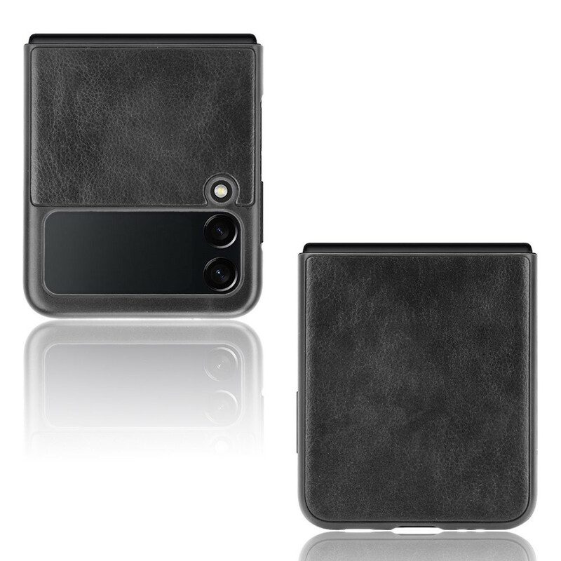 Folio-fodral Skal För Samsung Galaxy Z Flip 3 5G Läderfodral Faux Leather Lychee