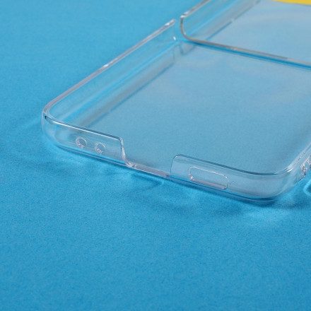 Folio-fodral Skal För Samsung Galaxy Z Flip 3 5G Läderfodral Transparent