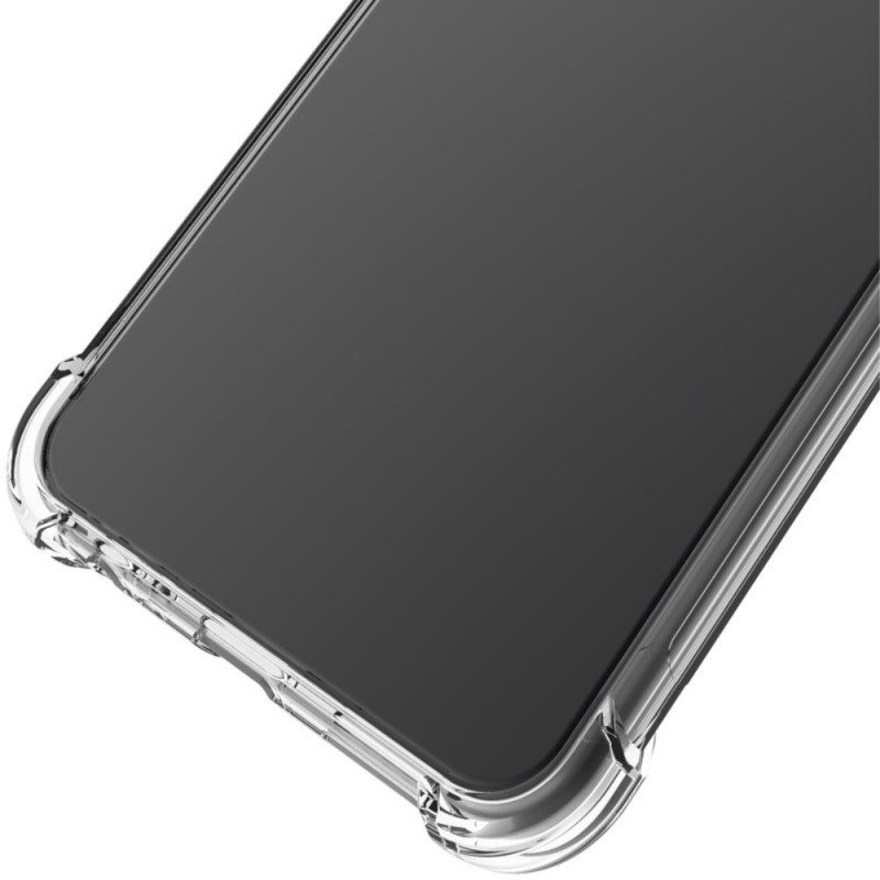 Folio-fodral Skal För Samsung Galaxy Z Flip 3 5G Läderfodral Transparent Och Imak Skärmfilm
