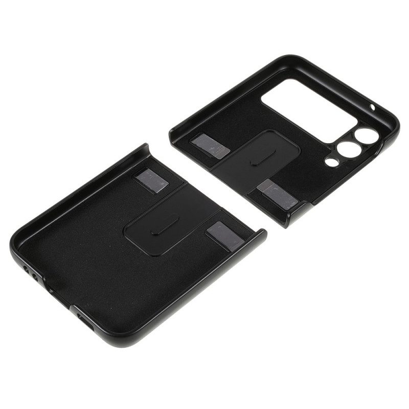 Folio-fodral Skal För Samsung Galaxy Z Flip 3 5G Läderfodral Trecolor Korthållare