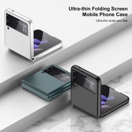Folio-fodral Skal För Samsung Galaxy Z Flip 3 5G Läderfodral Ultra Fin Gkk