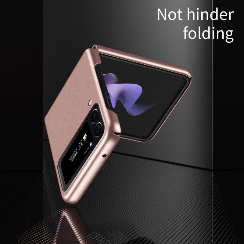Folio-fodral Skal För Samsung Galaxy Z Flip 4 Läderfodral Hudkänsla
