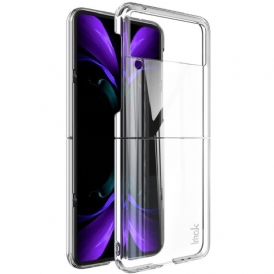Folio-fodral Skal För Samsung Galaxy Z Flip 4 Läderfodral Imak Transparent