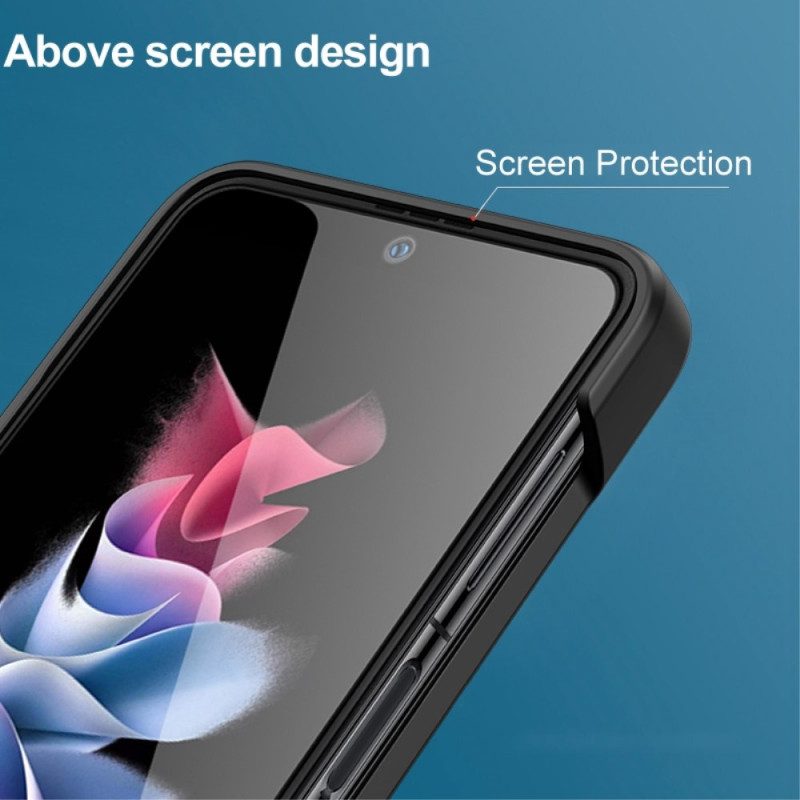 Folio-fodral Skal För Samsung Galaxy Z Flip 4 Läderfodral Koffertdesign