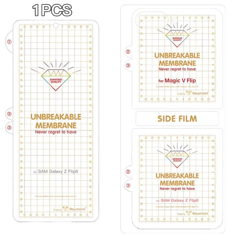 Fram- Och Bakskärmsskydd För Samsung Galaxy Z Flip 7 Fe / Z Flip 6