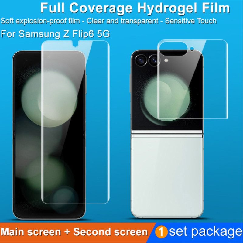 Fram- Och Bakskärmsskydd För Samsung Galaxy Z Flip 7 Fe / Z Flip 6 Imak