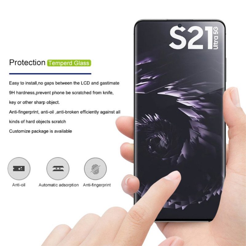 Härdat Glasskydd För Samsung Galaxy S21 Ultra 5G Amorus