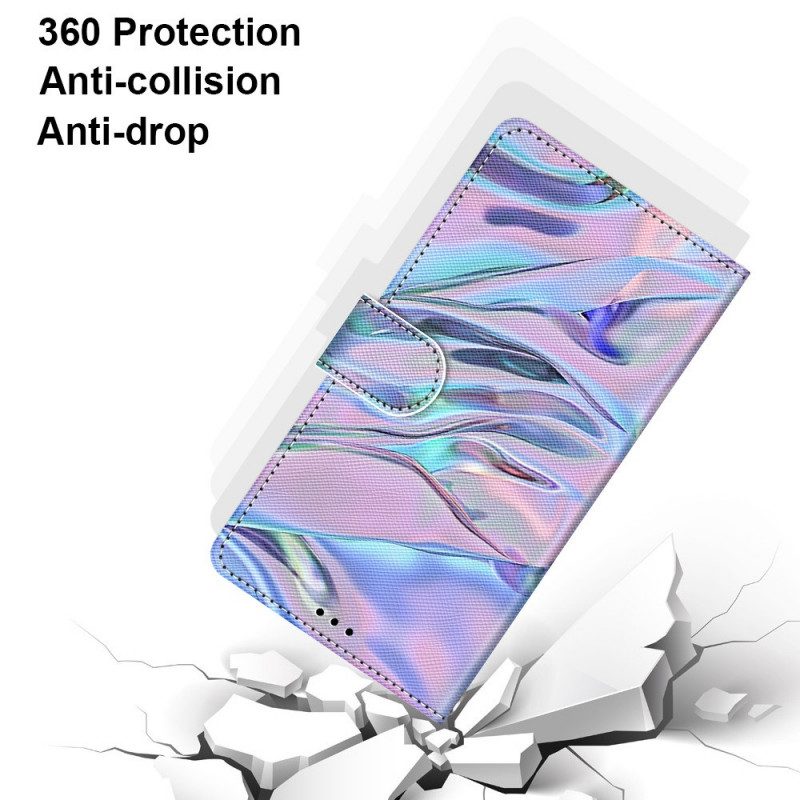 Läderfodral För Samsung Galaxy A03 Core Som Paint