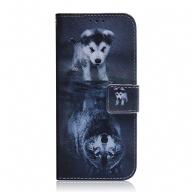 Läderfodral För Samsung Galaxy A53 5G Ernesto The Wolf