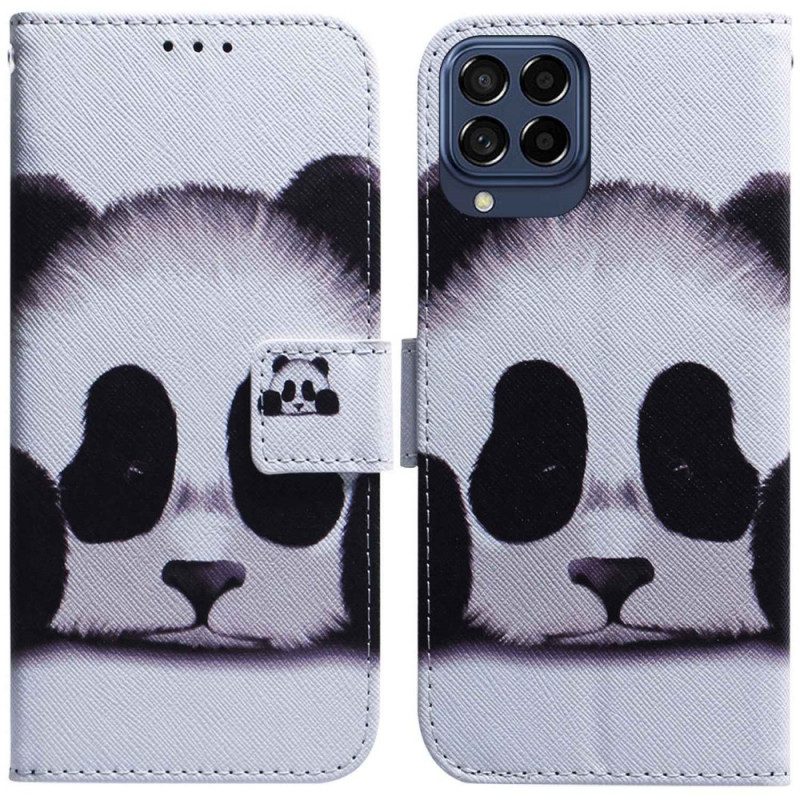 Läderfodral För Samsung Galaxy M33 5G Panda