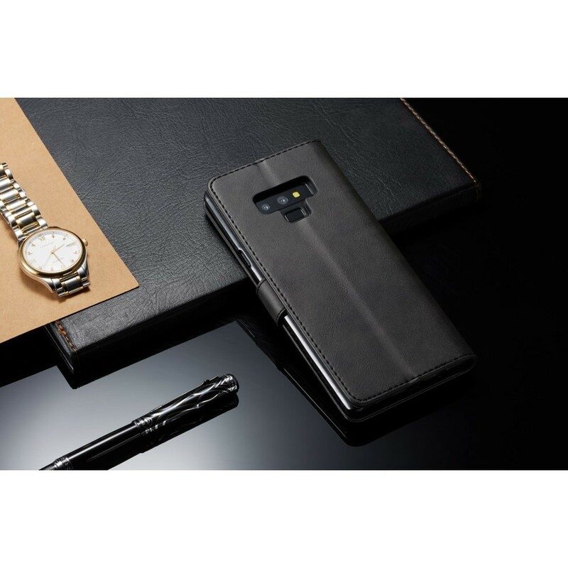 Läderfodral För Samsung Galaxy Note 9 Lc.imeeke Lädereffekt
