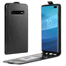 Läderfodral För Samsung Galaxy S10 5G Folio-fodral Vikbar Lädereffekt