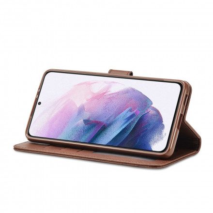 Läderfodral För Samsung Galaxy S21 5G Lc.imeeke Lädereffekt