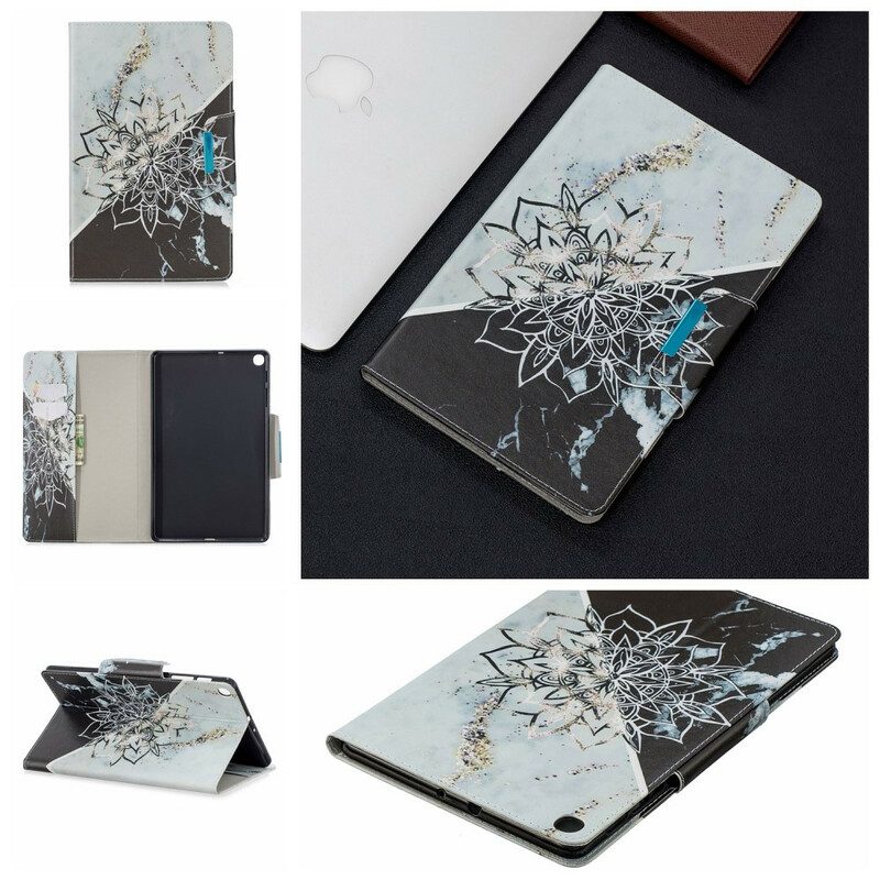 Läderfodral För Samsung Galaxy Tab A 10.1 (2019) Mandala Femoir Design