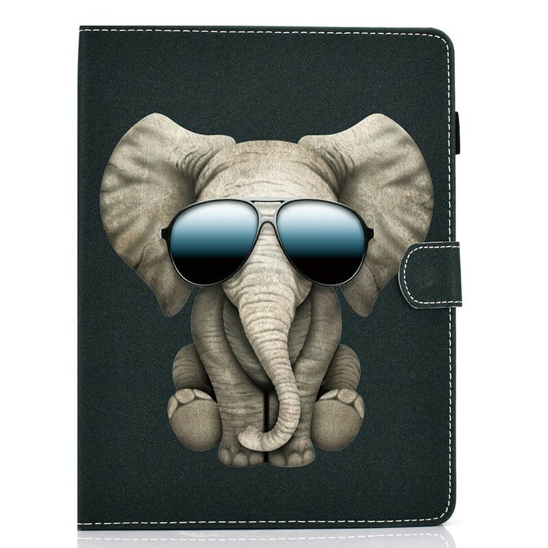 Läderfodral För Samsung Galaxy Tab A 8" (2019) Cool Elefant