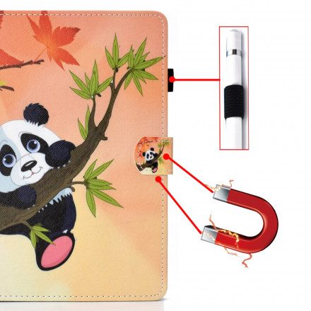 Läderfodral För Samsung Galaxy Tab A7 Söt Panda