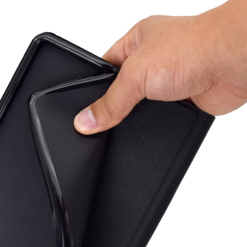 Läderfodral För Samsung Galaxy Tab A8 Glittrande Paljetter