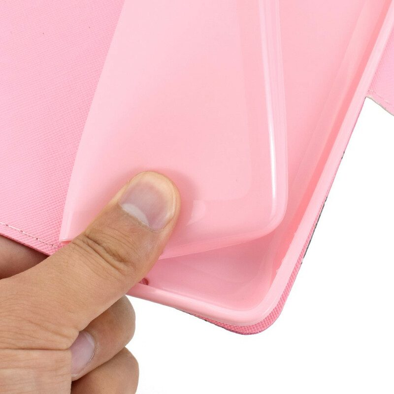 Läderfodral För Samsung Galaxy Tab S5e Frihetsblommor