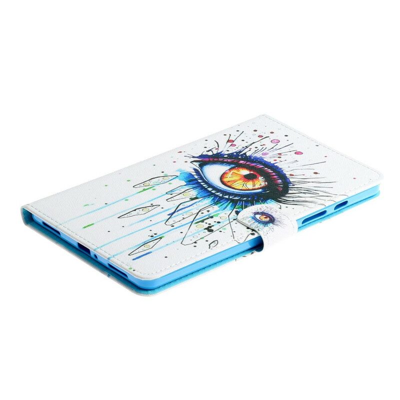 Läderfodral För Samsung Galaxy Tab S6 Lite Art