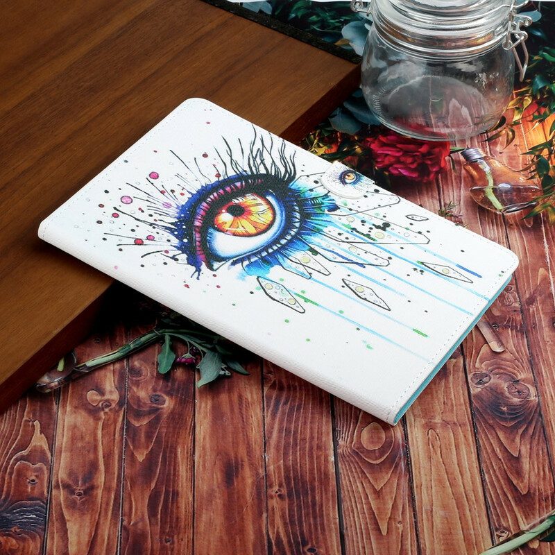 Läderfodral För Samsung Galaxy Tab S6 Lite Art