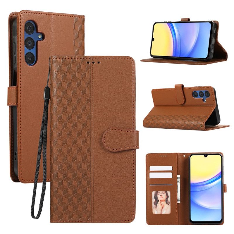 Läderfodral Samsung Galaxy A17 4g / 5g Telefonfodral Kant