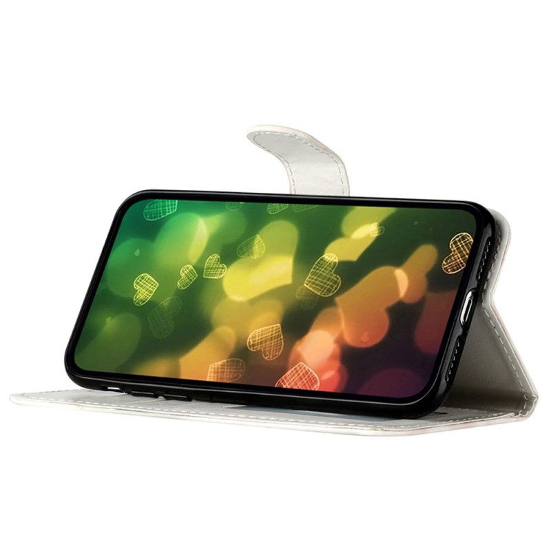 Läderfodral Samsung Galaxy A17 4g / 5g Telefonfodral Kattmönster