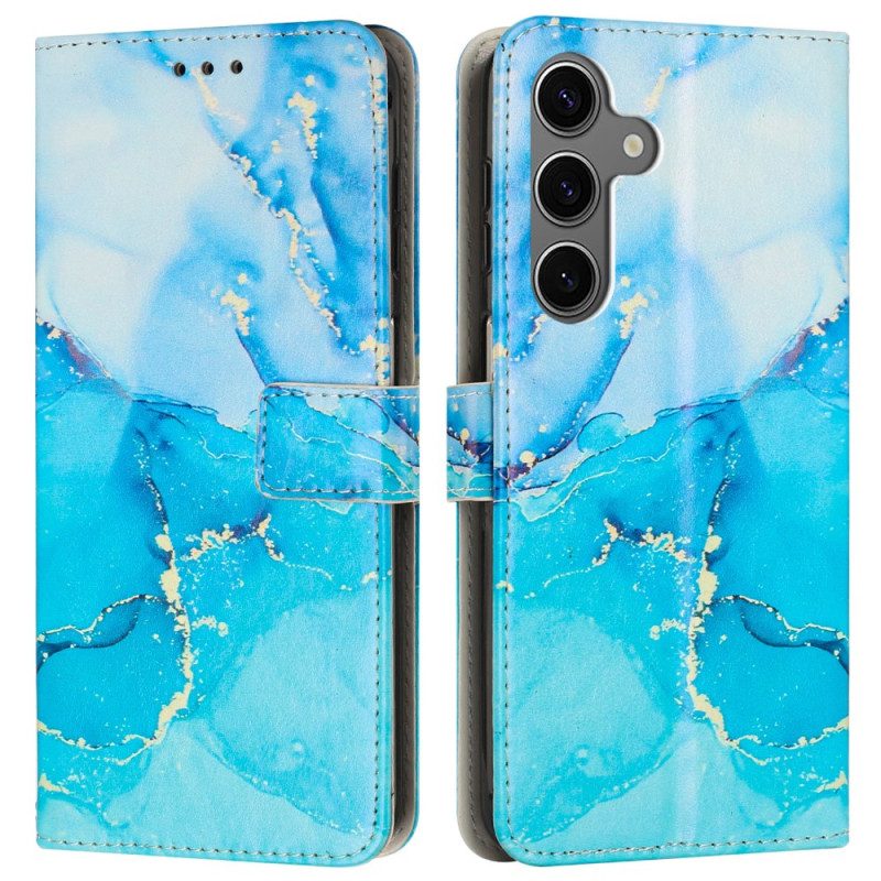Läderfodral Samsung Galaxy A17 4g / 5g Telefonfodral Marmor