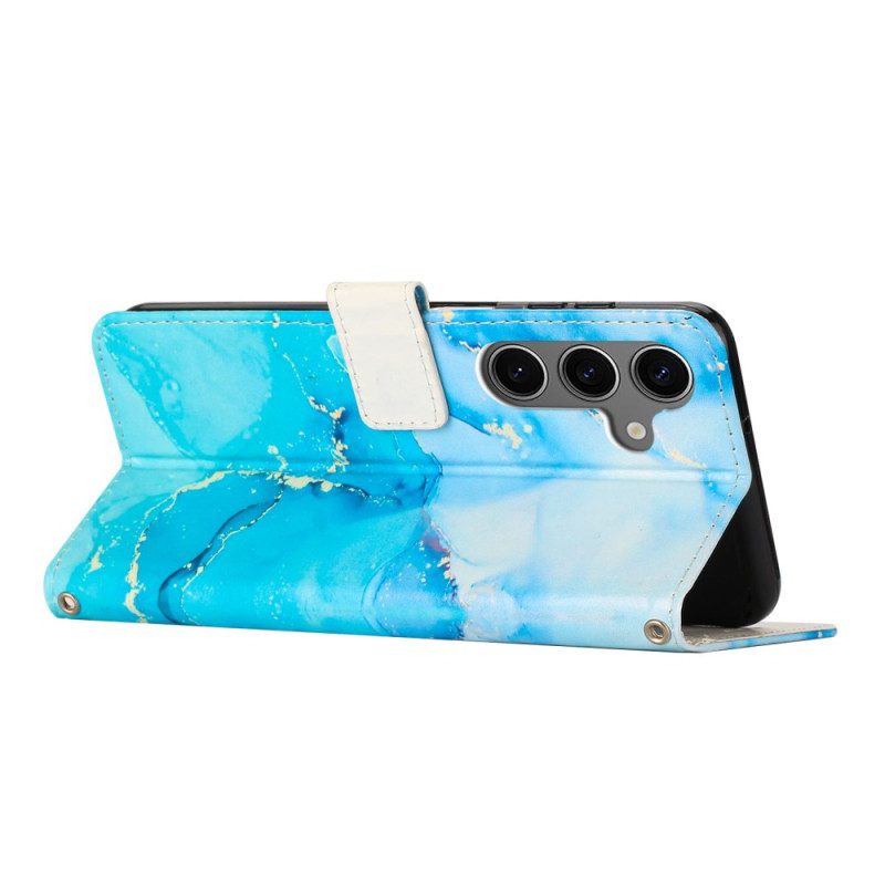 Läderfodral Samsung Galaxy A17 4g / 5g Telefonfodral Marmor