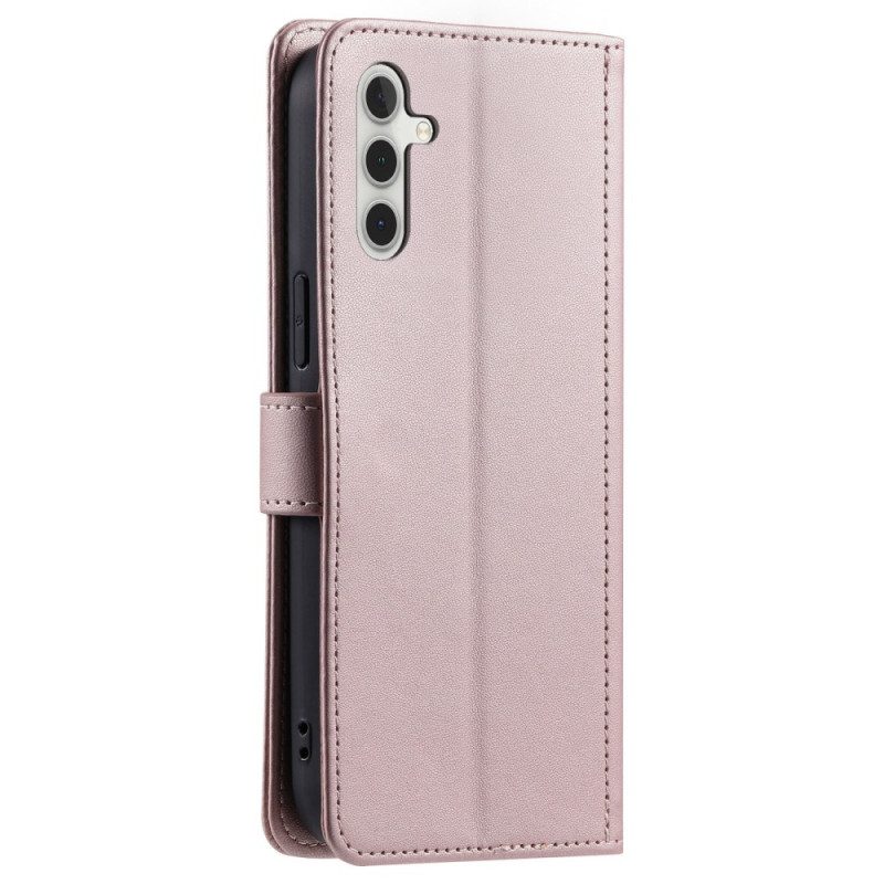 Läderfodral Samsung Galaxy A17 4g / 5g Telefonfodral Quiltad Stil