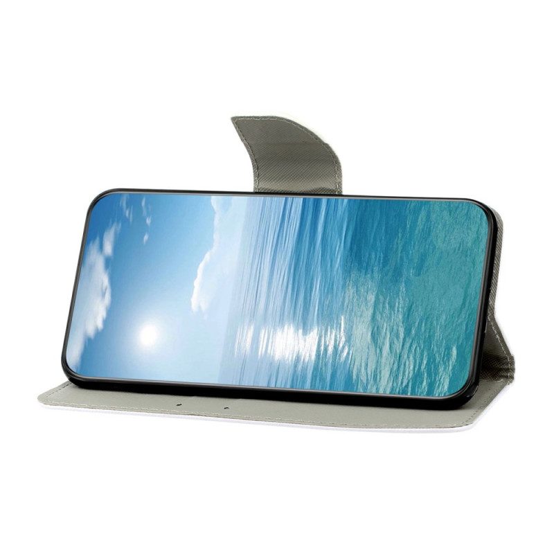 Läderfodral Samsung Galaxy A17 4g / 5g Telefonfodral Tre Katter