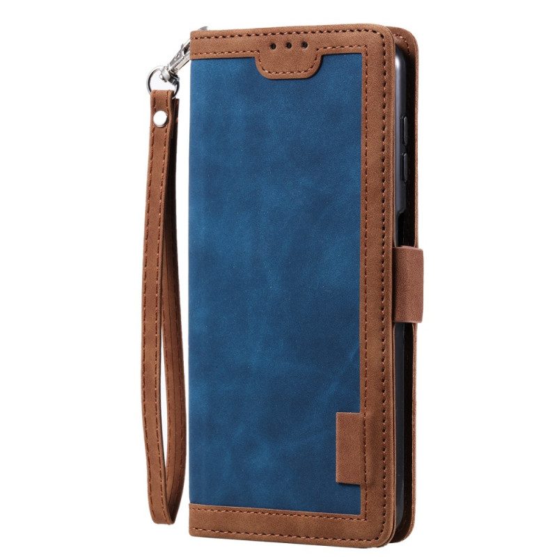 Läderfodral Samsung Galaxy A17 4g / 5g Telefonfodral Vintage Rfid-plånbok