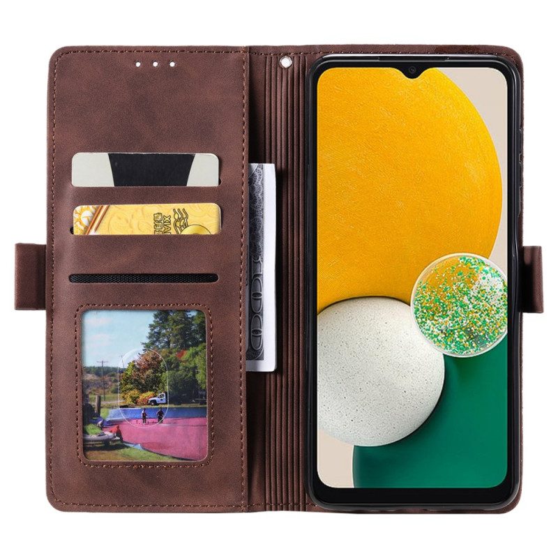 Läderfodral Samsung Galaxy A17 4g / 5g Telefonfodral Vintage Rfid-plånbok