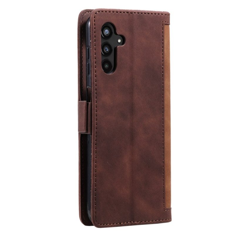 Läderfodral Samsung Galaxy A17 4g / 5g Telefonfodral Vintage Rfid-plånbok