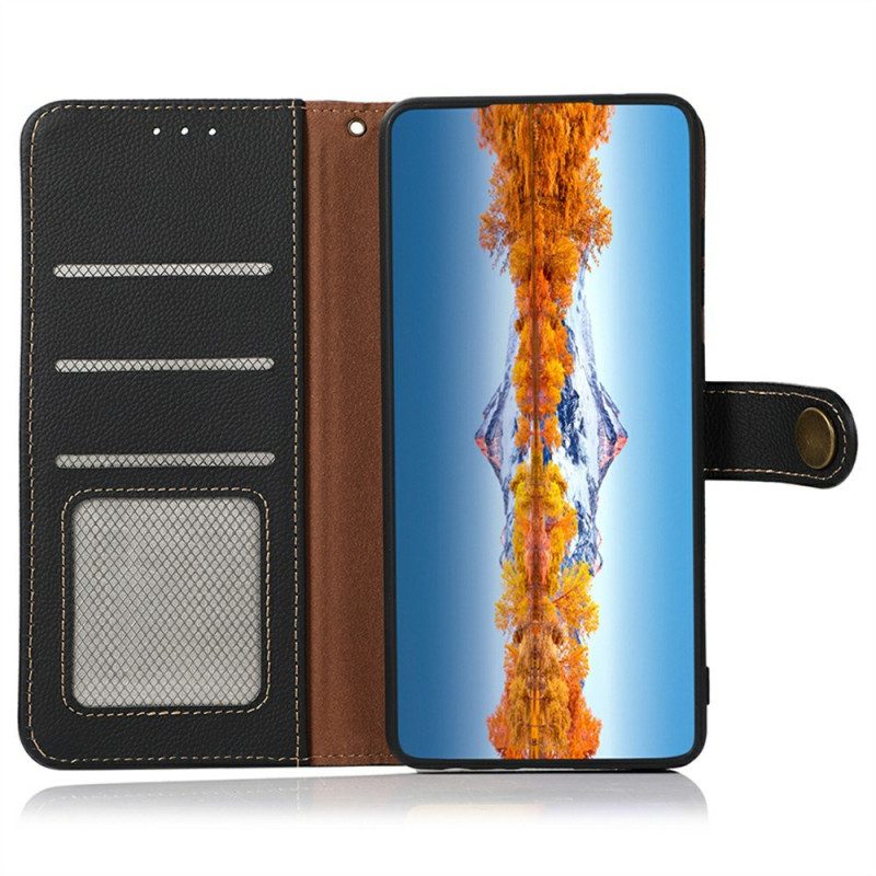 Läderfodral Samsung Galaxy S25 5g Edge Telefonfodral Khazneh