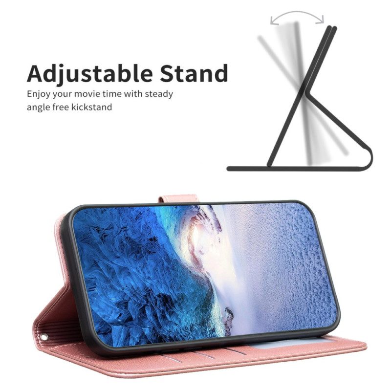 Läderfodral Samsung Galaxy S25 5g Edge Telefonfodral Klövermönster