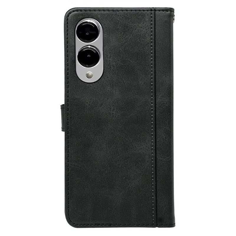 Läderfodral Samsung Galaxy S25 5g Edge Telefonfodral Premium Vintage
